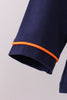 Premium Navy Auburn tiger embroidery cardigan