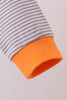Premium Orange Tennessee stripe puppy embroidery dress