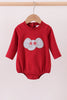 Maroon elephant Alabama football applique bubble