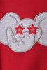 Maroon elephant Alabama football applique bubble