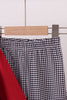 Premium Maroon Alabama elephant football embroidery gingham pants set