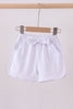 Premium White bow shorts