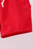 Premium Red drawstring shorts