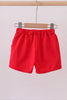 Premium Red drawstring shorts