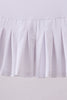 White pleated skort