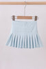 Sky pleated skort