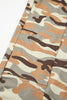 Green Camouflage Printed Drawstring Elastic Waist Jogger Pants