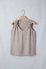 Gray Morn Metal Star Detail V Neck Sweater Knit Tank Top