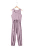 Orchid Bouquet Casual Tank Top Drawstring Jogger Pants 2pcs Outfit