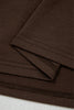 Coffee Plus Size Solid Color Bow Tie Peplum Tank Top