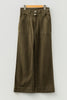 Jungle Green Double Waistband Loose Straight Jeans