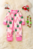 CHRISTMAS CHARACTER PRINTED BABY ONESIE.