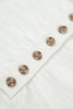 Khaki Polka Dot Contrast Long Sleeve Button V Neck Sweater