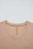 Parchment Plus Size Drop Shoulder Knit Tunic Top