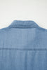 Myosotis Buttoned Down Slim Denim Shirt
