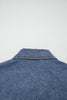 Ashleigh Blue Button Flap Pocket Cuffed Short Sleeve Denim Shirt