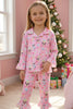 PINK NUTCRACKER BUTTON UP PAJAMAS.