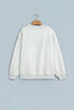 Light Grey Reversible Christian Faith Print Mock Neck Pullover Sweatshirt