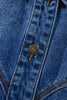 Sail Blue Vintage Wash Western Shift Denim Jacket
