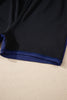 Rose Red Color Block Patchwork Bow Knot Detail Sleeveless Swim Dress