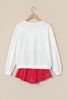 Red Plaid MERRY Holiday Long Sleeve Top and Shorts Set