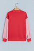 Fiery Red Gingham Plaid Oversized Pullover Sweatshirt