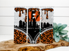 Bengals Leopard Zipper Stainless Steel Tumbler