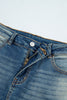 Sail Blue Pocket Detail Flare Leg Jeans