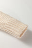 Oatmeal Cable Knit Drop Shoulder Loose Fit Sweater Dress