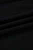 Black Plus Size Solid Color Bow Tie Peplum Tank Top