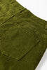Vineyard Green Corduroy Solid Color High Waist Wide Leg Pants