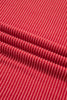 Fiery Red USA Graphic Half Sleeve Loose Ribbed Top