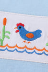 Premium Chicken embroidery boy top