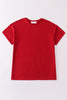 Premium Maroon basic T-shirt Kids and adult