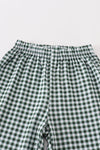 Premium Green plaid boy pants set