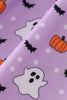 Premium Purple halloween print dress