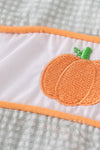 Premium Green pumpkin embroidery boy jonjon