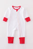 Premium White zip boy pajama romper