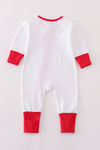 Premium White zip boy pajama romper