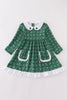 Premium Green christmas tree dress