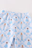 Premium Blue nutcracker boy pajama set