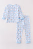 Premium Blue nutcracker boy pajama set