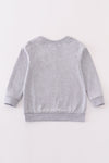 Premium Grey duck embroidery sweatshirt