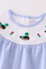 Premium Blue duck embroidery girl set