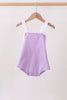 Purple ribbon ruffle bow bubble