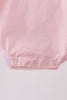Pink ribbon ruffle bow bubble