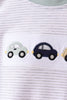 Green vehicle embroidery stripe bubble