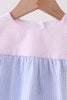 Colorblock ruffle shorts set