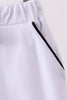 Snow white scallop hem bow skort