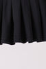 Black pleated skort